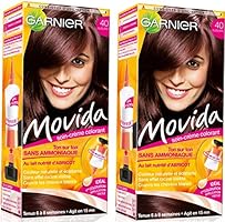 Garnier - Movida - Coloration temporaire sans ammoniaque Auburn - 40 Auburn Lot de 2