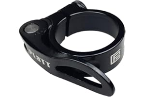 PLATT Colliers de Selle pour Vélo en Aluminium Serrage de Tige de Selle à Dégagement Rapide VTT 28.6/31.8/34.9MM
