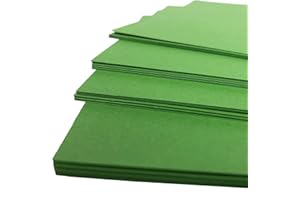 NATNIP CARD AND PAPER A3 Green Card Paper Printer - 180gsm 20 Sheets - Coloured Craft Card - Suitable for Craft, Printing, Copying, Photocopiers