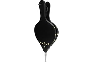 HOROPER Kaminbalg, Handbalg, Manuelles Holzluftgebläse für Outdoor-Camping-BBQ-Grill-Kamin-Feuerwerkzeuge(Silberne Röhre)