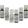 Papilon Culinary Essence Pack, 6 Bottles, 20ml Each, Vanilla, Pineapple, Rasmalai, Red Velvet Coloroma, Fruitcake Coloroma, Butterscotch