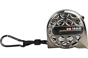 GUSENGO Medir, Regla Métrica Retráctil Anticorrosión Acero Inoxidable, Medición Retractable, Prueba Cemento, Medir Acero Para La Industria Colección