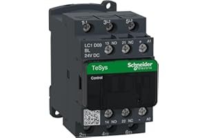 LC1-D09BL | LC1D09BL | SCHNEIDER CONTACTOR 9A 3POLE 24VDC LOW CONSUMPTION