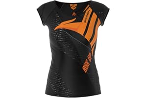 SMMASH Camicia Funzionale Camicia da Donna A Compressione Camicia Sportiva A Manica Corta Traspirante con Tecnologia Seconda Pelle Fitness Top Outdoor