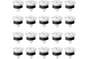 TIANXUAN 20 Pcs Interior Door Trim Panel Card Retainer Clips for Peugeot 308 Renault Megane III & Laguna III Citroen DS4 7703077476 9345ZN 1007928 Car Trim Clips Auto Panel Door Card Plastic Fasteners Flxing
