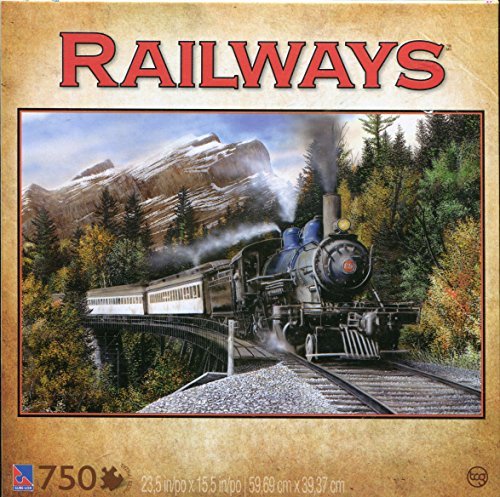 Preisvergleich Produktbild Railways 750 Piece Jigsaw Puzzle: Mountain Pass