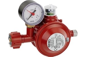 GOK Regulator niskiego ciśnienia 50 mbar do instalacji domowych, domów mobilnych i przemysłowych