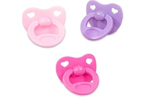 Bayer Design 79104AA smoczki dla lalek, akcesoria dla lalek bobas, opakowanie 3 sztuki