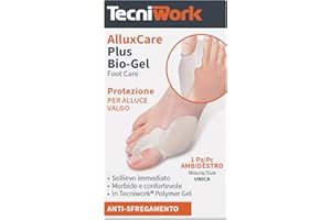 TECNIWORK ALLUXCARE PLUS Divaricatore e protettore per Alluce in morbido bio-gel 1 pz
