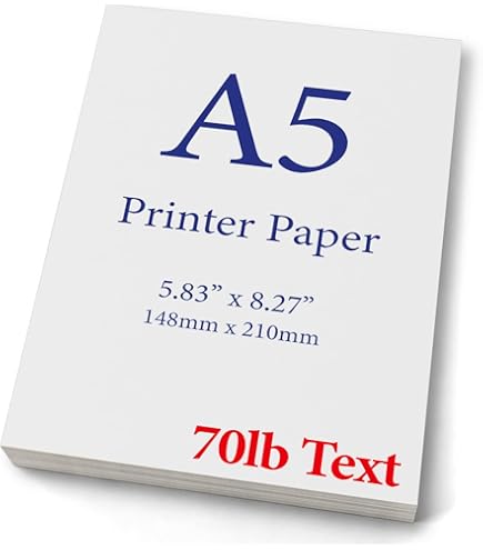 [GGAGGONG] Mable A5 Paper 両面 デザペ Double A Brand Premium A5 Printer Paper - 80 GSM - No Holes / Not