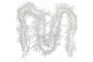 Sowder Boa de plumas de avestruz de 183 cm de longitud para decoración de bodas/fiestas, plumas