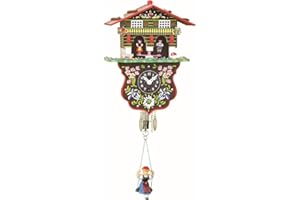 Trenkle Reloj en Miniatura de la Selva Negra casa Suiza casita meteorológica TU 808 S