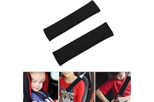 GHEART Protezione per Cintura di Sicurezza, 2 Pezzi Imbottitura per Cintura di Sicurezza, Cuscino Cintura Sicurezza Ideale Come Cuscino Supporto per la Testa per Adulti e Bambini, molto adatti per i viaggi