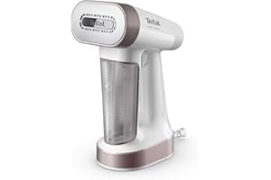 ‎TEFAL TEFAL DT8720E0 Parownica, 12 min ciągłego prasowania, 2w1,1800W, panel led, 4 ustawienia poziomu pary, redukcja zapachów, dezynfekcja, automatyczne wyłączanie, biały