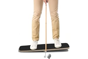 Hocomay Tabla de presión de golf de 75 x 30 cm, capacidad de carga de 150 kg, tabla de equilibrio para niños, adultos y principiantes