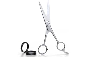 Suvorna 6,5" Ciseaux de coiffure – Ciseaux de coupe professionnels pour droitier – Extrêmement tranchants, pour cheveux femmes, hommes et adultes