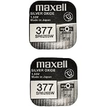 Maxell 321 SR616SW Knopfbatterie – 1,55 V, Silber, Ideal Für Uhren & Kleingeräte