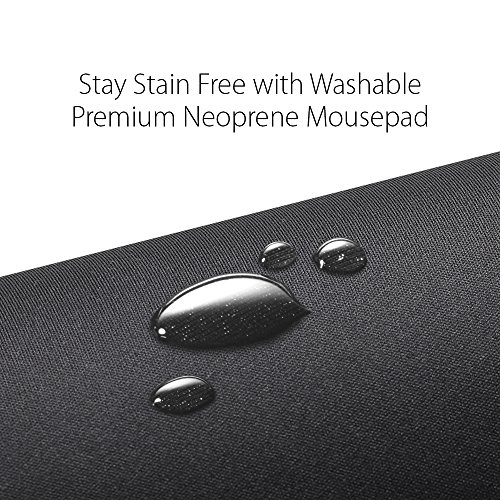 Mauspad, Spigen Regnum [Genähte Kanten][320 x 270 x 2.54 mm][Anti-Rutsch-Gummi-Basis Mauspad] Gaming Mauspad Mit Premium-Textur Mauspad (12.6 x 10.6 x 0.1 inch) – A100 Large Größe - 2