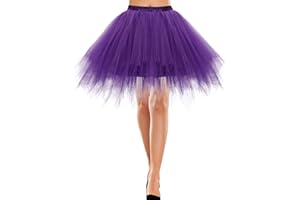 Bbonlinedress Jupe Tulle Ballet Tutu Danse Classique Courte Style Années 50s en Tulle Evasé