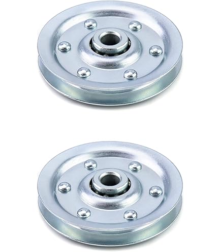 GZkedu 4 stuks kabelrol, katrol stalen kabel, universele lagers, riemschijf, voor draadkabelrol, garagedeur, fitnessaccessoires, draagvermogen 215 kg
