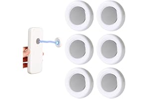 OIHCAZ Magnetic Remote Control Holder, 6Pcs Strong Magnet Wall Mounted Remote Holder, Hole-Free Self Adhesive Wall Storage Organiser for TV & Appliance Routers Power strips Charger