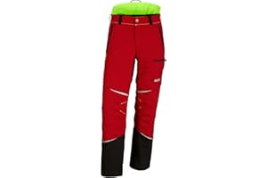 KOX Schnittschutzhose Mistral 3.0 Rot/Gelb