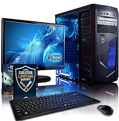 Vibox Centre Paquet 10 Unité centrale Gaming Ecran Non tactile 21,5"(54,61 cm) Néon Bleu (AMD Athlon 64 fx, 8 Go de RAM, 1 To, AMD Radeon HD 8370D )