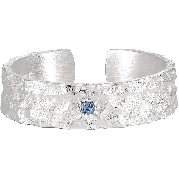 NicoWerk Zilveren ring voor dames, steen van 925 sterling zilver, blauw met structuur, gevlochten blad, zirkonia, verstelbaar, open SRI992 NicoWerk Zilveren ring voor dames, steen van 925 sterling zilver, blauw met structuur, gevlochten blad, zirkonia, verstelbaar, open SRI992