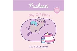 Pusheen 2026 Wall Calendar: Day Off Plans