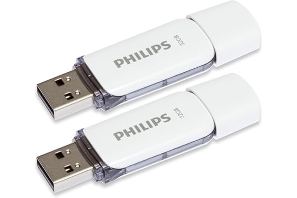 Philips USB Flash Drive Snow Edition 32GB, USB2.0, 2-Paquetes