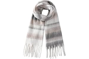 Simannie Women's Scarf - Ladies Shawl -Scarf for Women UK, Warm Thick Wool Wrap Shawl Scarves for Cold Winter, 200cm x 70cm