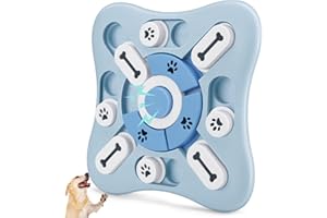 Venga amigos Interactive Dog Puzzle Toy,Slow Feeder Dog Toys with Squeak Function for Dogs Training Funny Feeding,Puppy Treat Dispenser Toy for Small and Medium Dogs,Improve Your Dog's Intelligence