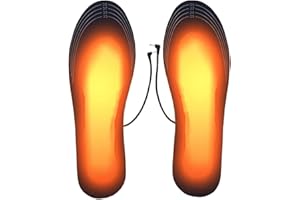 RAKIUTY Semelle Chauffante,Semelle Chauffantes USB,Semelle Chauffantes USB,Semelle Thermique Chauffantes,Peut Être Coupé Lavable (35-45)