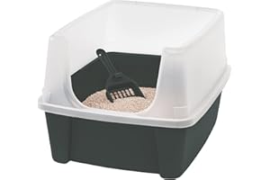 Iris Ohyama Jumbo Kuweta dla Kota, Szary, CLH-12. otwarty