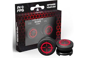 ProFPS PS5 Controller Stick Aufsätze – Thumbsticks für PS5 Controller & PS4 Controller Zubehör – Ergonomische Joystick Aufsätze & Grip Caps – Hochwertige Stick Erhöhungen für mehr Präzision & Komfort