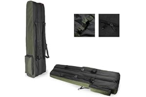 JPA ADVENTURE Fishing Rod Holdall, Holder, Bag, Carry Case, Luggage for made up rods with reels - 160cm / 63in