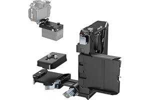 SMALLRIG Upgraded V Mount Battery Plate Kit, w/QR Plate for Arca, LCD Screen Protector & Cable Clips, D-Tap & USB-C Supply, All-in One Camera Video Rig for Mirrorless/DSLR, for NEEWER V Mount Battery