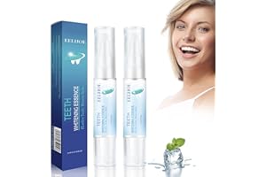 SPINNE LUCAS Zahnaufhellung Stift, 2 Stücke Zahnbleaching Stift, Bleaching Zähne Aufhellen, Teeth Whitening Pen, Weiße Zähne, Zähne Bleichen, Schnelles Zähne Aufhellen,Effektiv Flecken Entfernen(Frei von Peroxid)