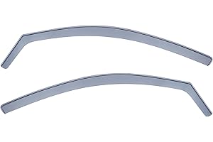 Modifycar - Deflectores Compatibles con Ford Focus 1998-2004 - Vidrio Acrílico Duradero - Derivabrisas Delanteros Ahumados para Ventanillas - Instalación Interior - 2 Unidades