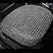 Produktbild CONMING Auto Sitzbezug, Buchweizen Hulls Four Seasons Allgemeine Gesundheit Auto Sitzkissen Rutschfeste Autozubehör All-inclusive-Stil (black, front seat)