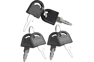 Litensh 6PCS Clé universelle pour boîte aux lettres, boîte aux lettres, armoire, tiroir, boîte à outils, serrure de porte de placard