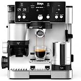 Ninja Luxe Essential 2'si 1 arada kahve makinesi, latte, cappuccino ve espresso makinesi, entegre fasulye değirmeni ve s&uuml;t k&ouml;