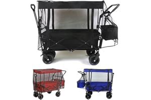 MEISHANG Moskitonetz Bollerwagen Universal,Insektenschutz für Bollerwagen,Insektenschutz Kinderwagen,Bollerwagen Zubehör,Idealer Schutz vor Wespen-Dank Feinem Netzgewebe,Reißfest Waschbar