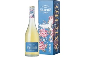 Saicho | Luxurious Non-Alcoholic Jasmine Sparkling Tea - Apple Sherbet, Lychee & Vanilla Notes - 750ml Bottle - Gift box included