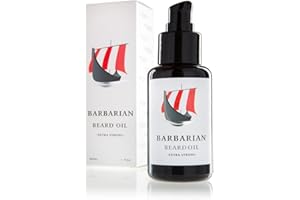 MR. BURTON´S BEARD OIL Bartöl Bartpflege Made in Germany - Mr. Burton´s Barbarian Beard Oil - 50ml natürlich mit Arganöl vegan bio