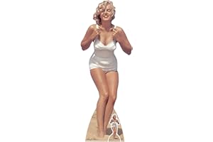 STAR CUTOUTS AUTHENTIC BRANDS Life Size Cut Out with Mini Version of Marilyn Monroe, Cardboard, Multi-Colour, 172 x 63 x 172 cm