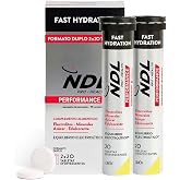 Fast Hydration Effervescent Tablets | NDL Pro-Health Electrolytes | Electrolytes and mineral salts for sport | Reduces tiredn