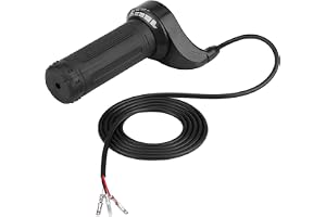 Gashandtag elektrisk Qiilu Unifür Versal gasgrepp styre gashandtag 22,5 mm gashandtag set med kabel för elcykel och motorcyke