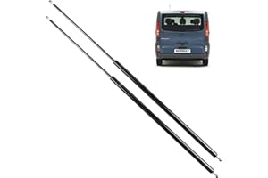 STARKIT PERFORMANCE 2 amortiguadores maletero compatibles para Trafic 2 y 3, Vivaro A y B, Primastar (X82, X83), NV300 y Talento 2 (desde 2001) muelle neumático maletero. 6000640444, 9045100QAA, 91168256, 8200162697