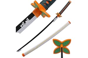 LQZJG Anime Espada de bambú Cosplay，Kochou Kanae Blanco Espada Katana 103 cm/40 Pulgadas